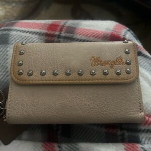 Wrangler Tan Studded Wallet